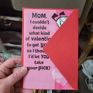 Hallmark Pink and Red Valentine's Card for Mom